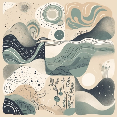 A mesmerizing collection of Zen-inspired abstract clipart illustrations, perfect for creating a serene and tranquil atmosphere in your Etsy products. This unique set features an assortment of harmonious designs, including flowing lines, organic shapes, and minimalistic patterns that embody the essence of Zen art. Each illustration is carefully hand-drawn, exuding a sense of balance, simplicity, and elegance. The versatile vector format allows for easy customization and scaling to suit a variety 