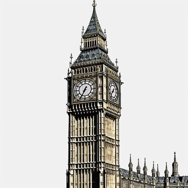 big ben, clipart