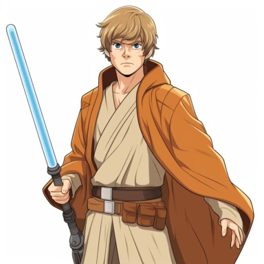 luke skywalker clipart