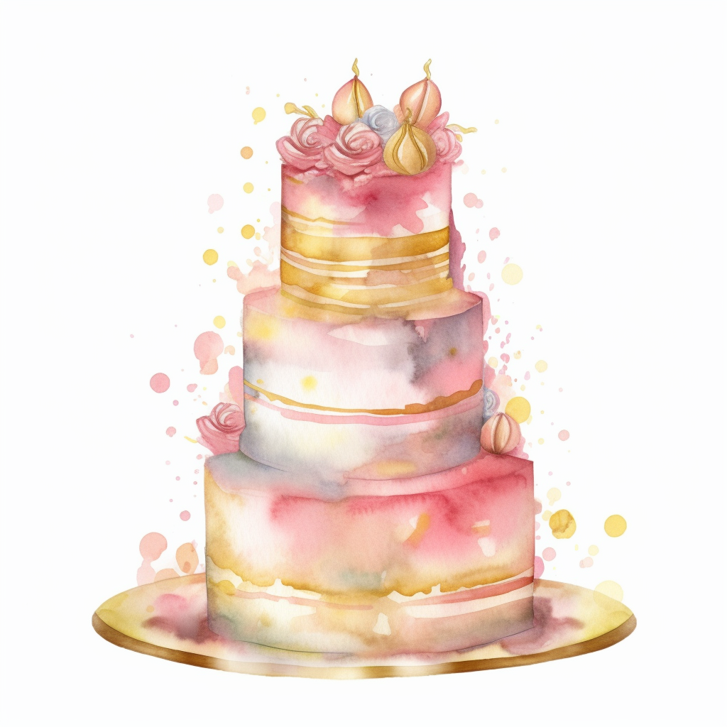 birthday cliparts gold
