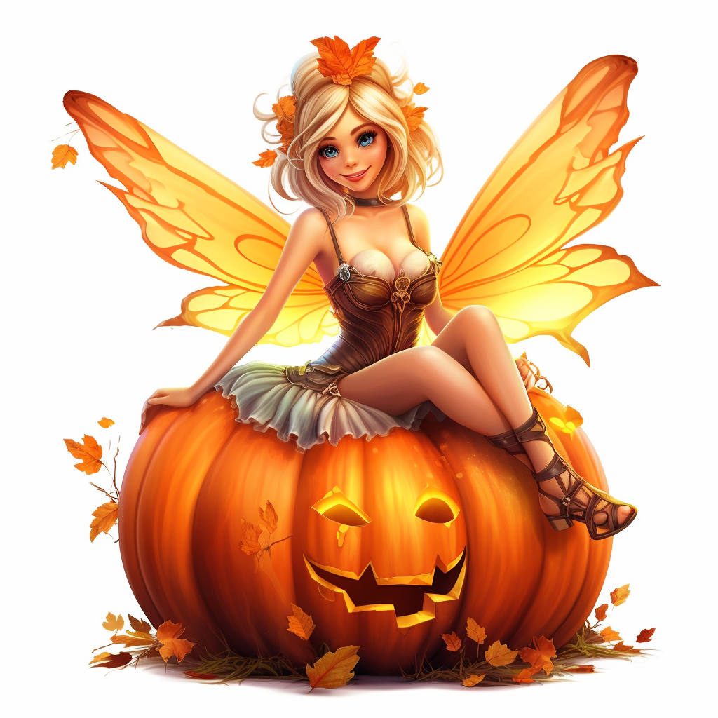 girl pumpkin cliparts