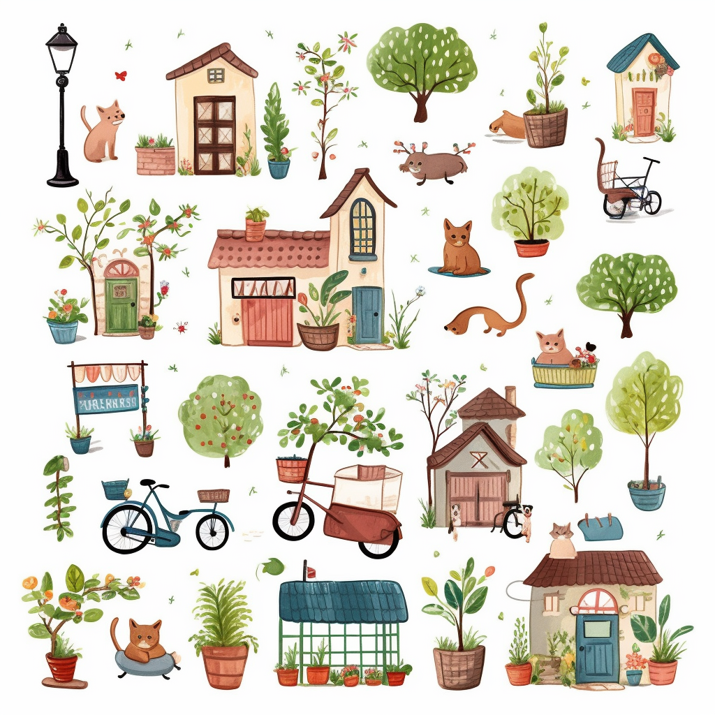 cute lamp cliparts