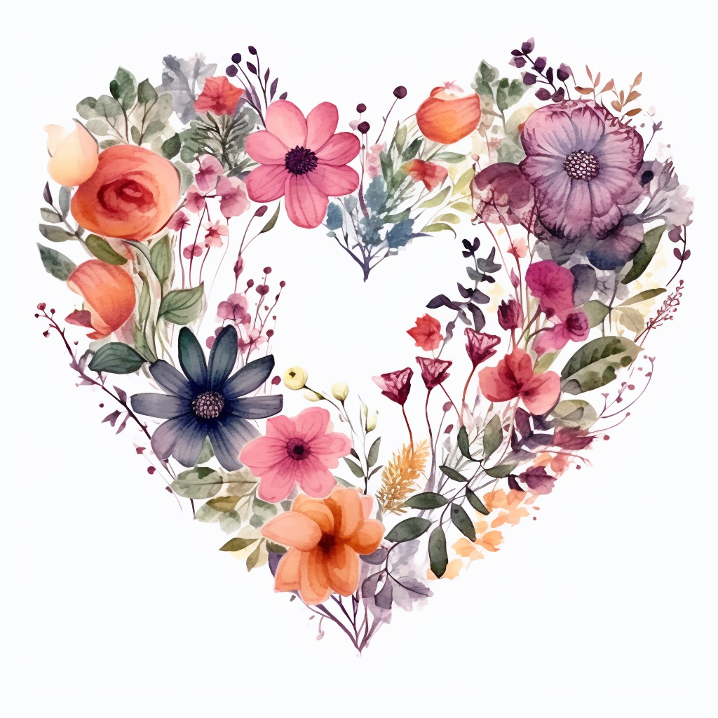 coloring hearts cliparts