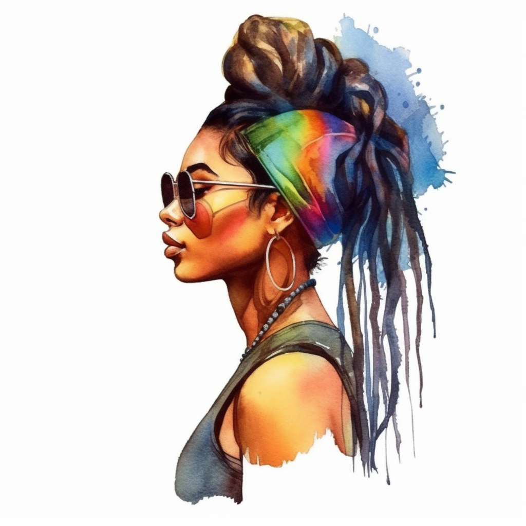 black woman clipart