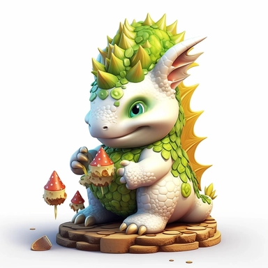 clipart featuring lovable hand-drawn illustration of a chubby baby dragon with endearing features and vibrant scales with a white background in a magical and enchanting style, lovely, whimsical, 3D vector art, cute and quirky, fantasy art, Adobe Illustrator, hand-drawn, digital painting, character-focused, 4K resolution, photorealistic rendering, character-focused and chess pieces, using Cinema 4D, aquarelle painting, romantic light, ultra-details, photorealistic, realistic ,gel lighting, Cinema
