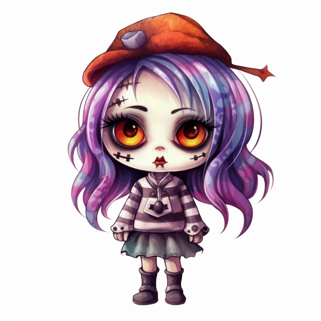 halloween girl cliparts