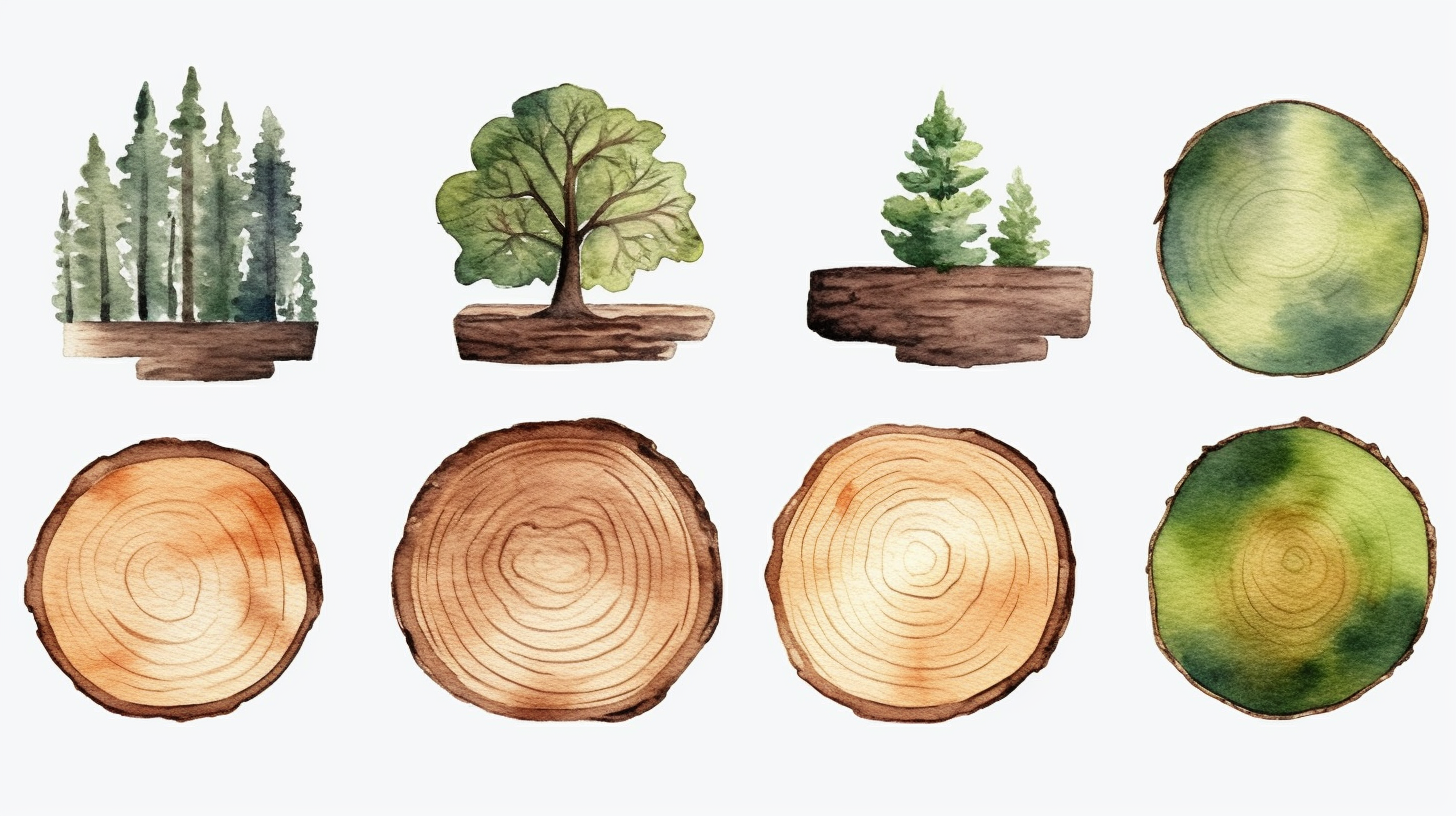 old wood cliparts
