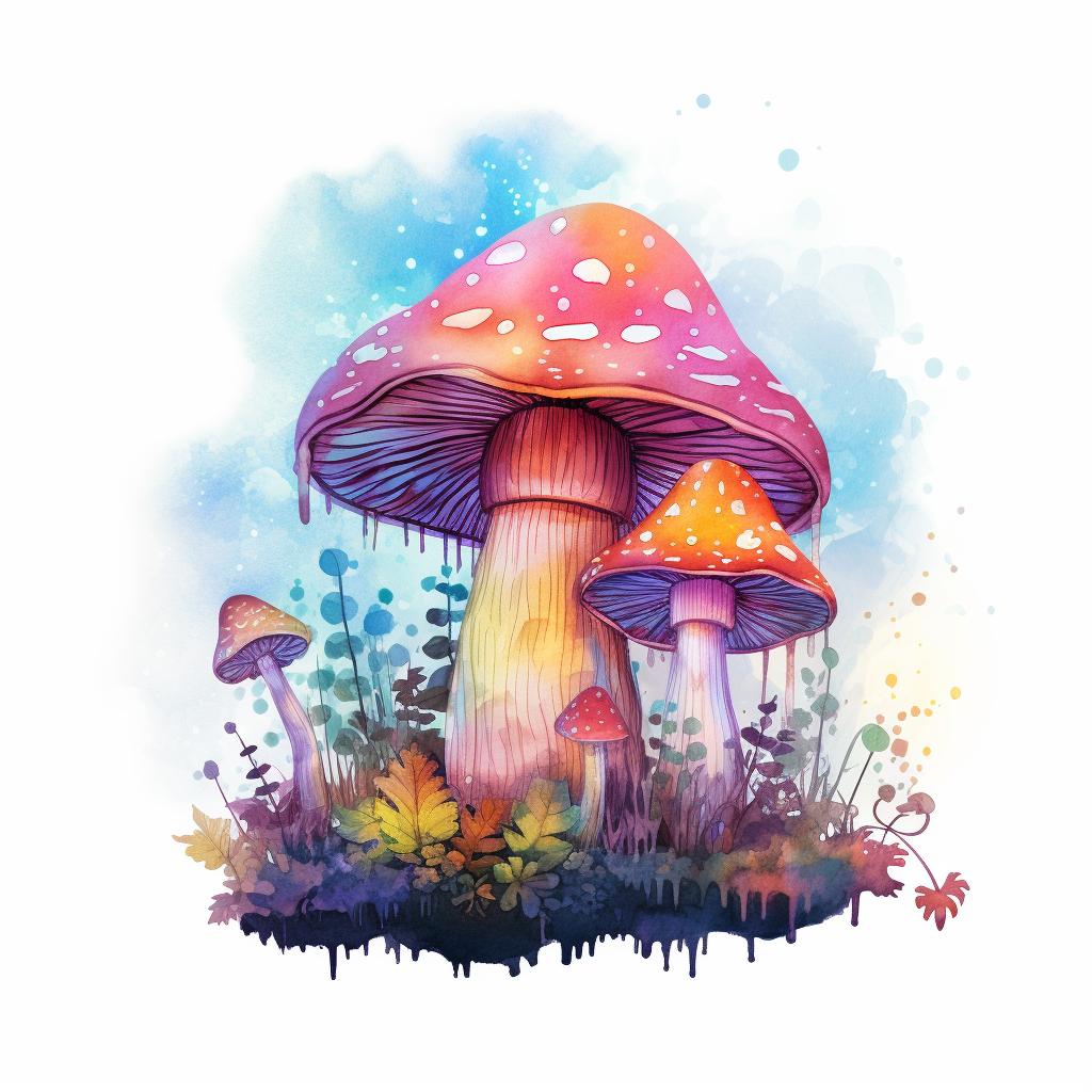 mushrooms clipart