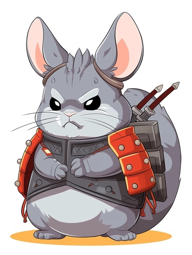 clipart, chinchilla, cartoon