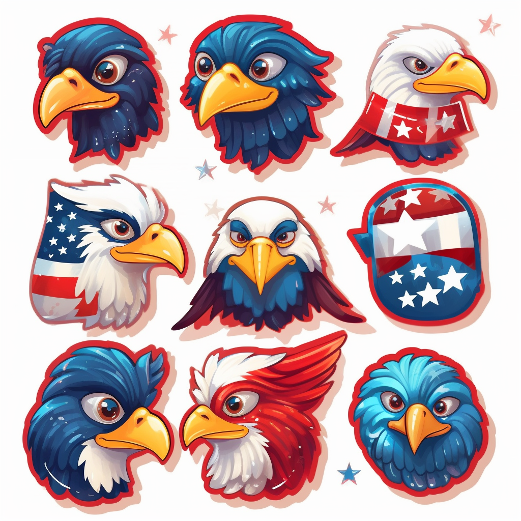 eagle blue cliparts