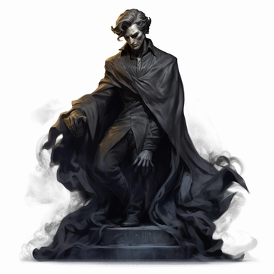 dark academy statue for a dark comic, in the style of ekaterina panikanova, dark and brooding designer, fernando amorsolo, realistic chiaroscuro, cryptid academia, dark academia, watercolor clipart