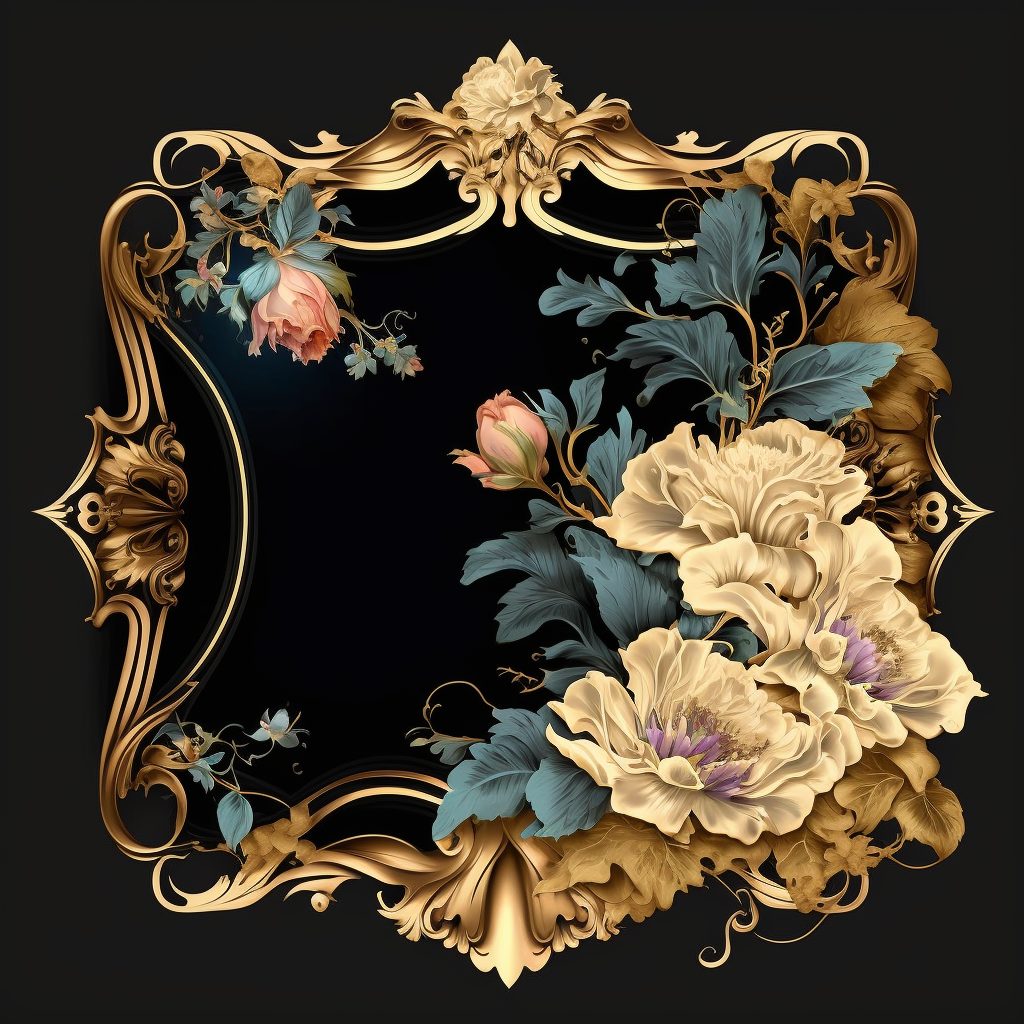 baroque frame cliparts