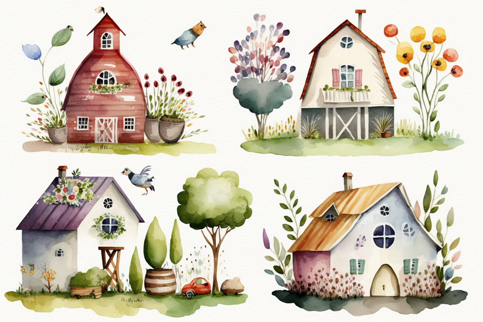 farm house clipart