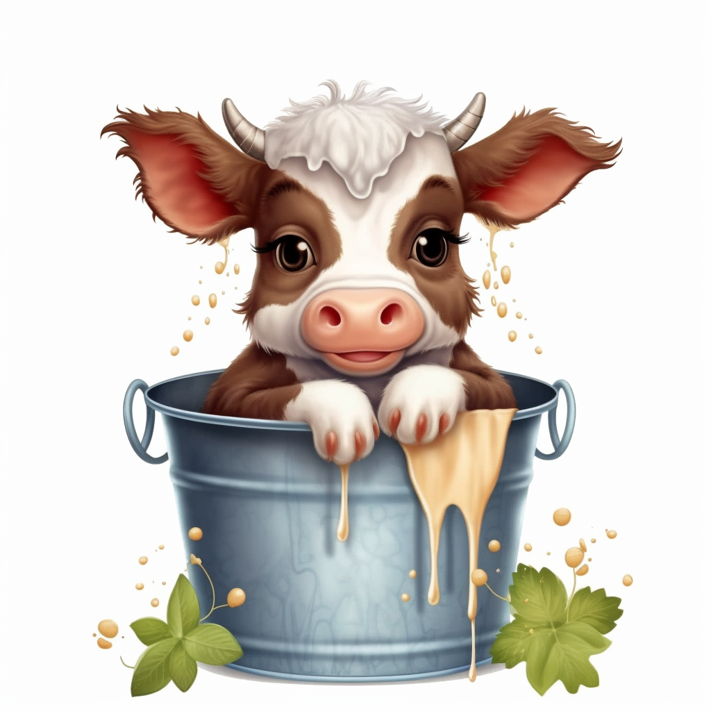 cute cow clipart