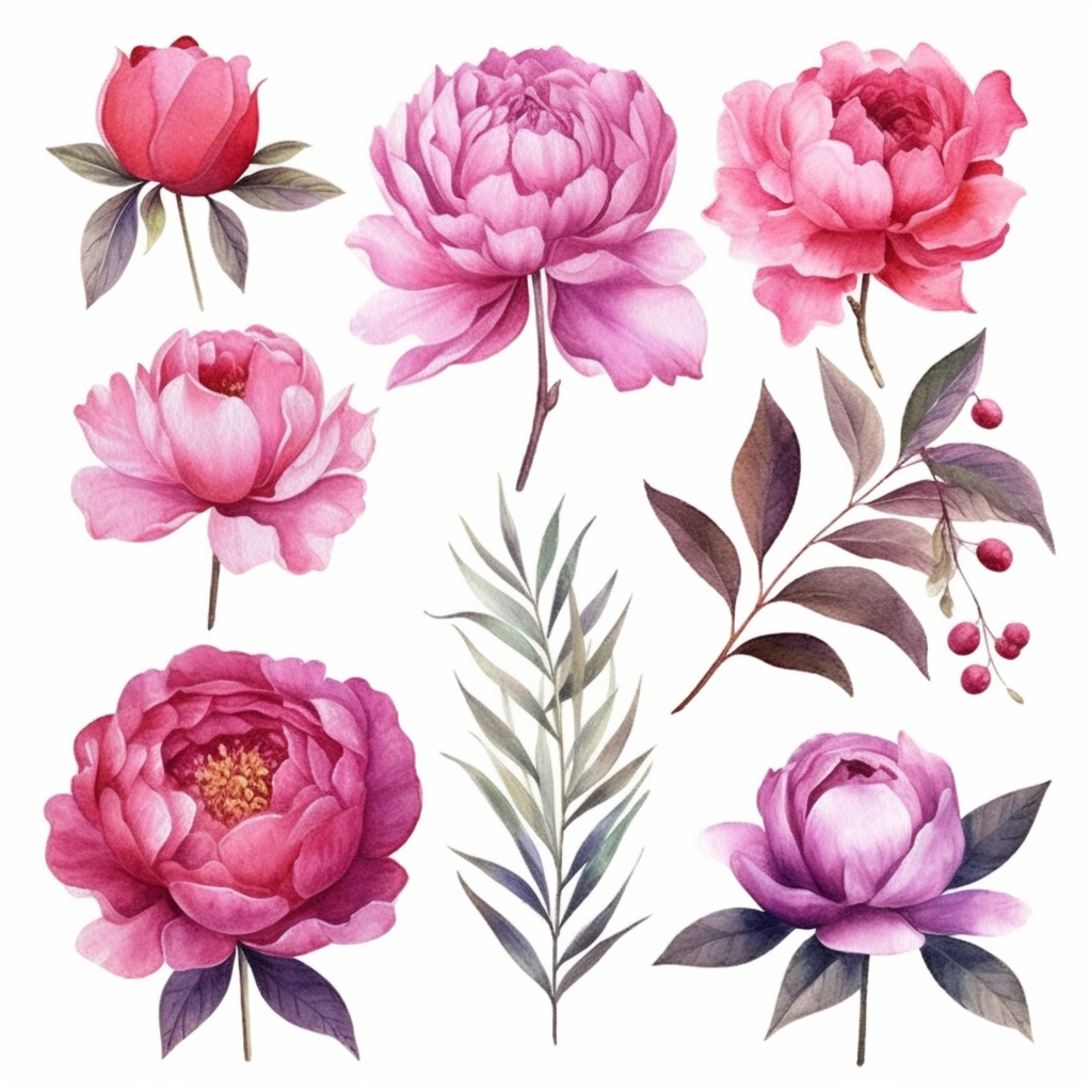 birthday cliparts flowers