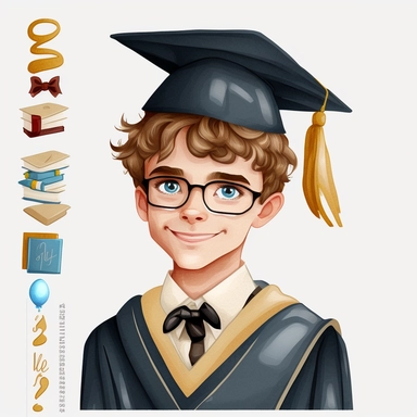 Graduation Graduate Clipart College Boy High School Grad PNG Graduation College Grad Boy Illustration Student Graduation Day Print PNG