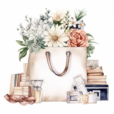 Wedding planning bag clipart ,White backgroun - Image #3 @Royeldesk Digital Agenc