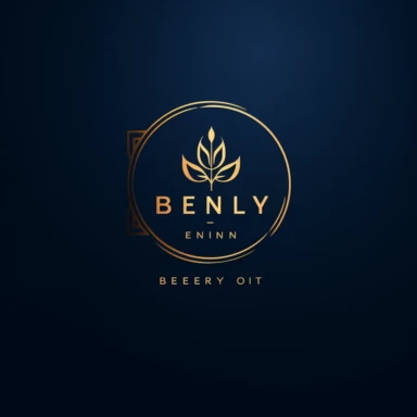 As a skilled graphic designer, you have been tasked with creating a captivating logo for a coffee house called B.E.N.L.Y COFFEE. The coffee house aims to convey an ambiance of class, luxury, and elegance. They specifically request a logo that strictly features a deep blue color palette with a white outline. In addition, they desire an element that represents a coffee house and a central focus on a cute blue elephant clip art. Consider the following guidelines while designing the logo: Strictly D