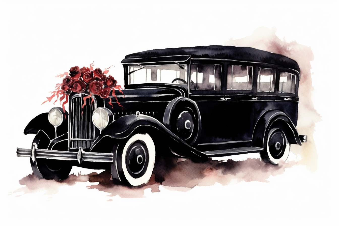 black and white car clipart
