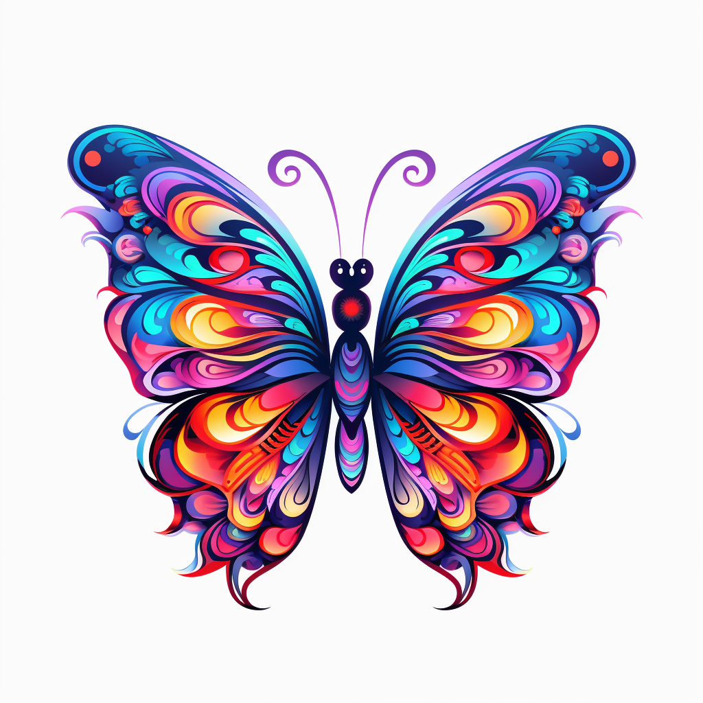 design butterfly cliparts
