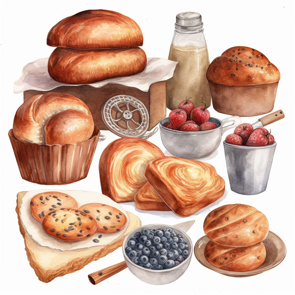 baked goods clipart