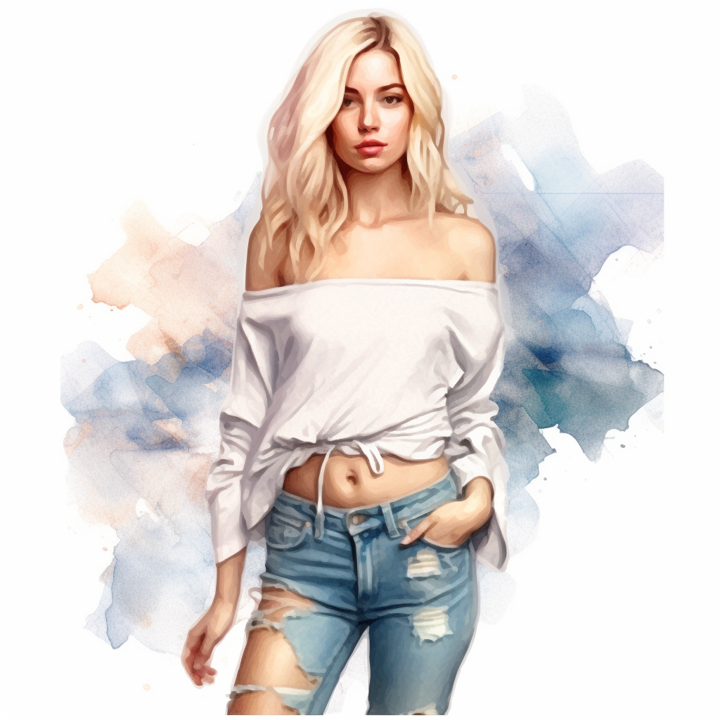 blond hair cliparts