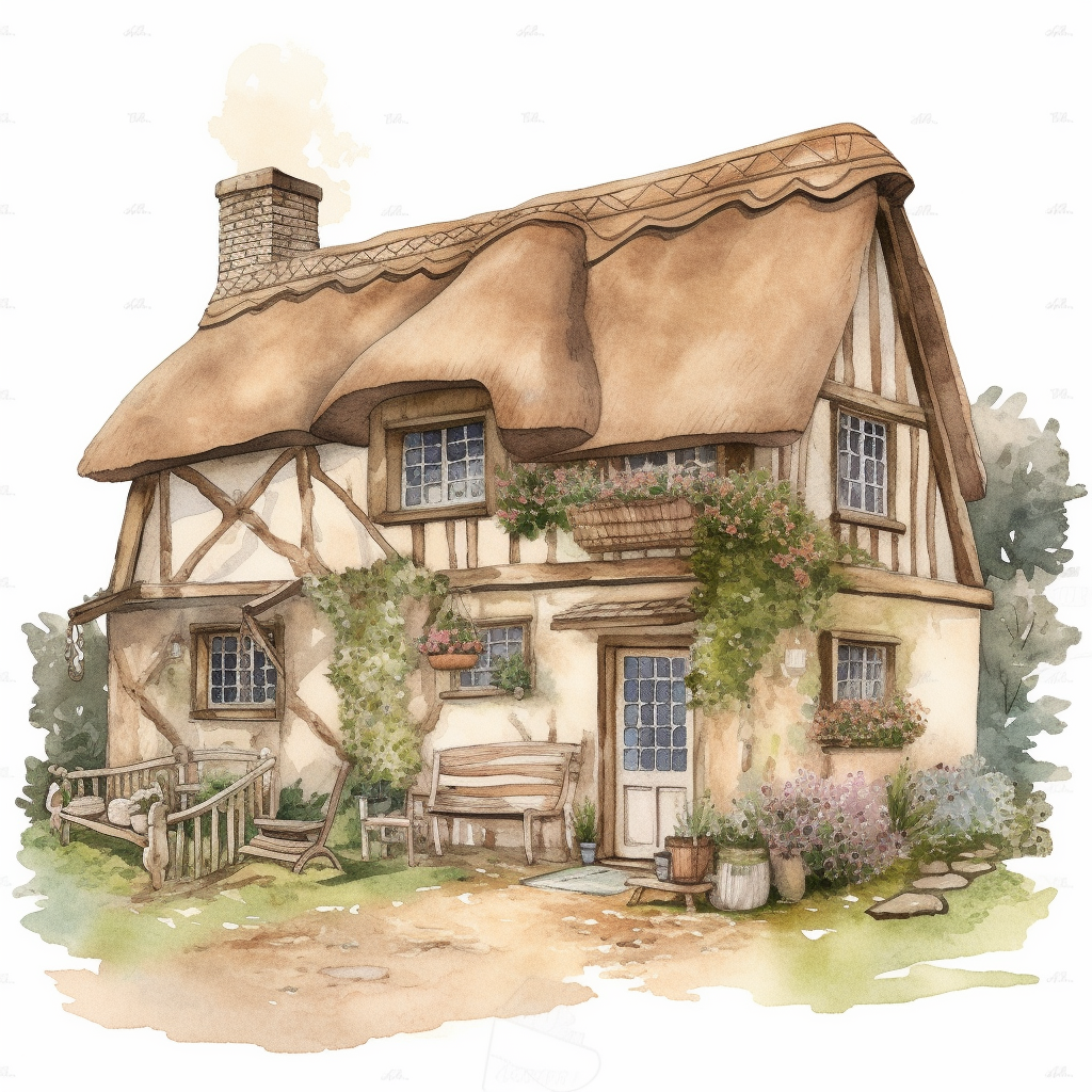 country house cliparts