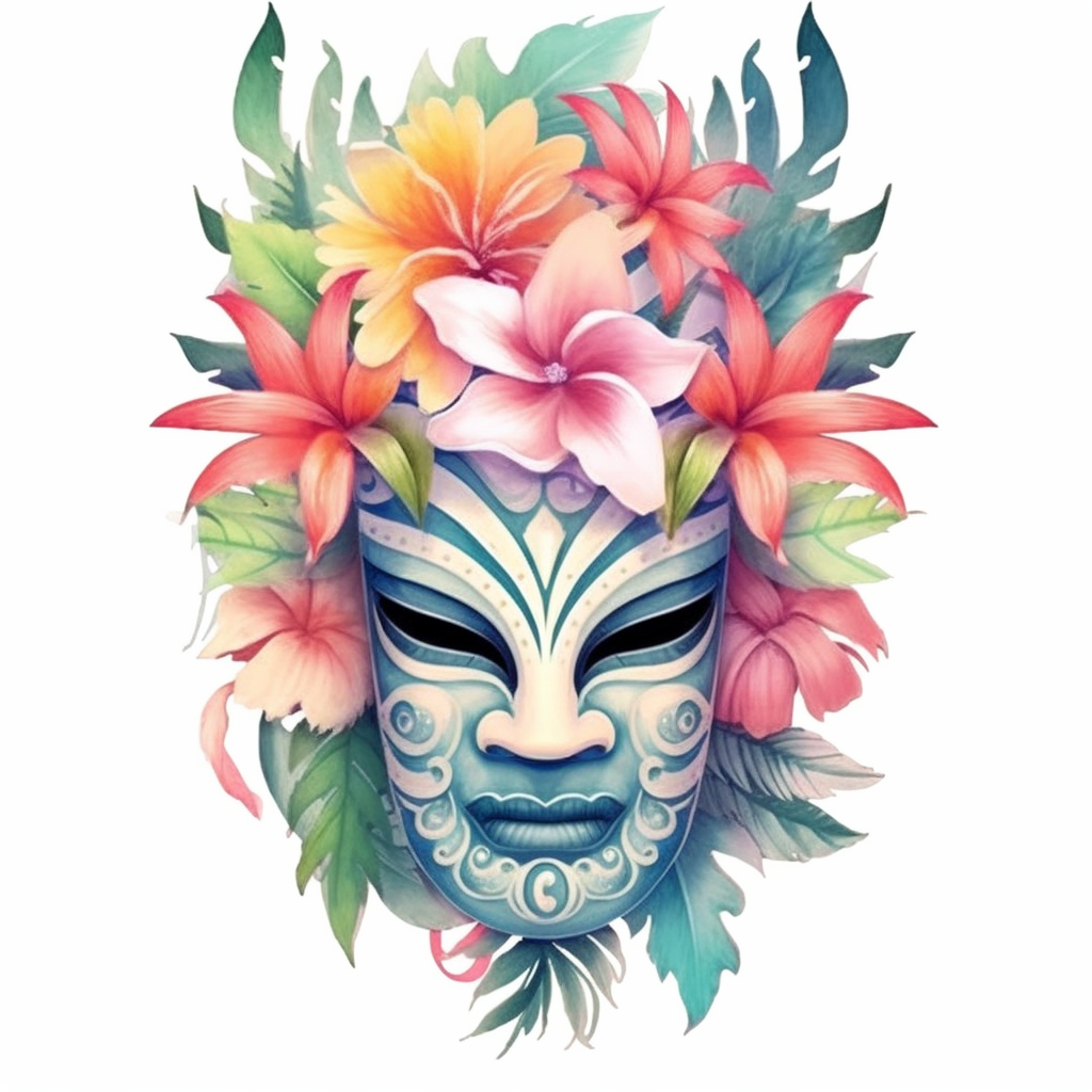 hawaii flower cliparts