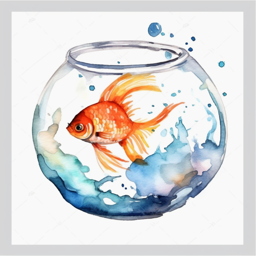 fish bowl clipart