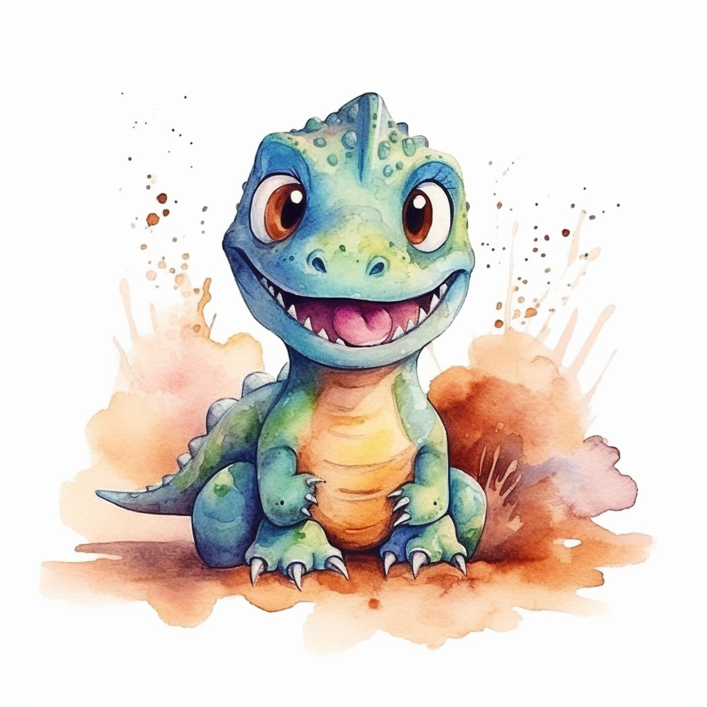 cartoon dinosaur clipart