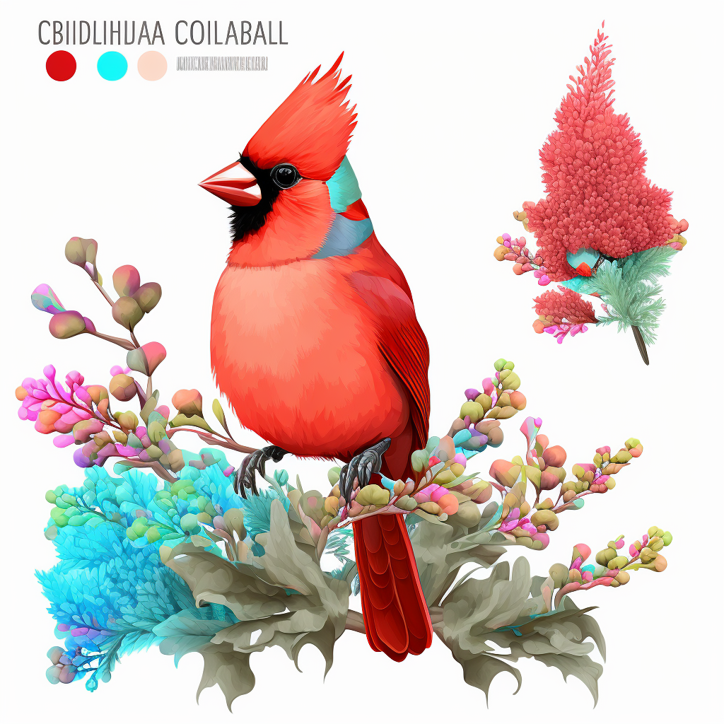 cute cardinal cliparts