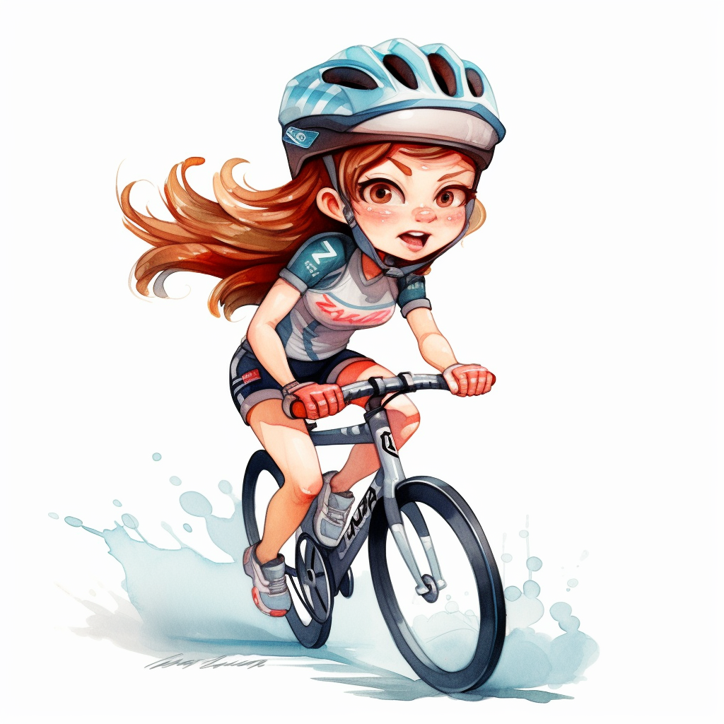girl athlete cliparts