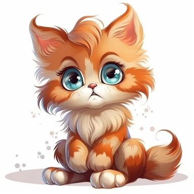 clipart cat cute