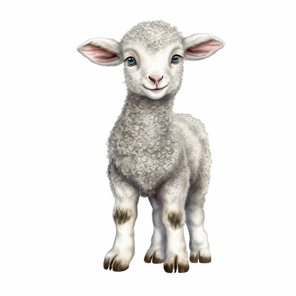 cartoon sheep clipart