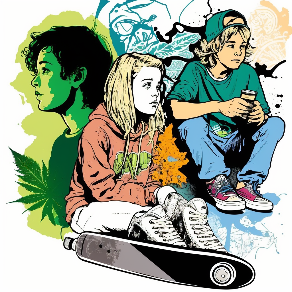 girl skateboarding cliparts