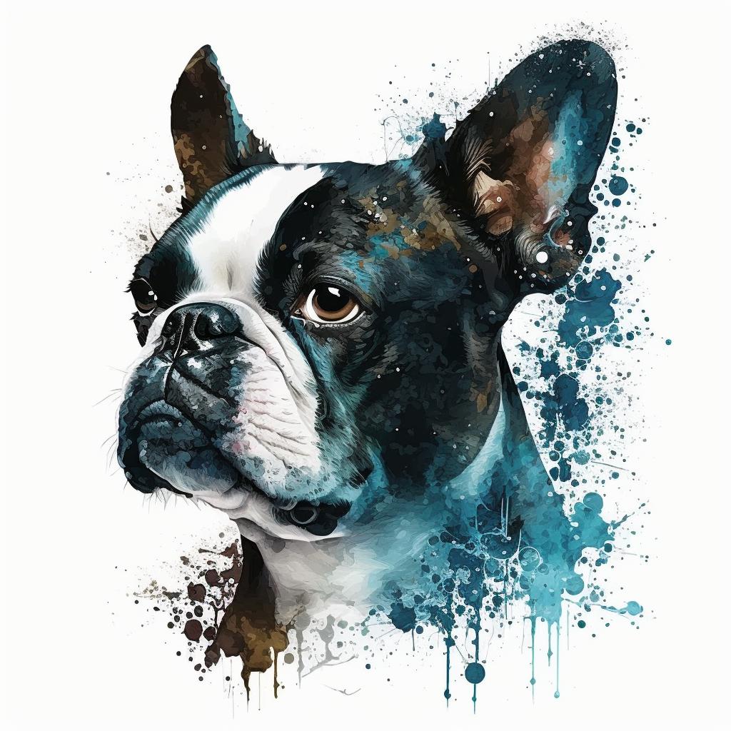 boston terrier cliparts