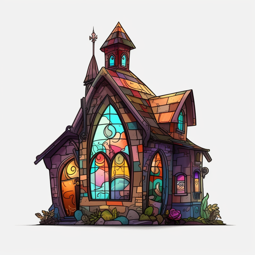 cartoon church cliparts