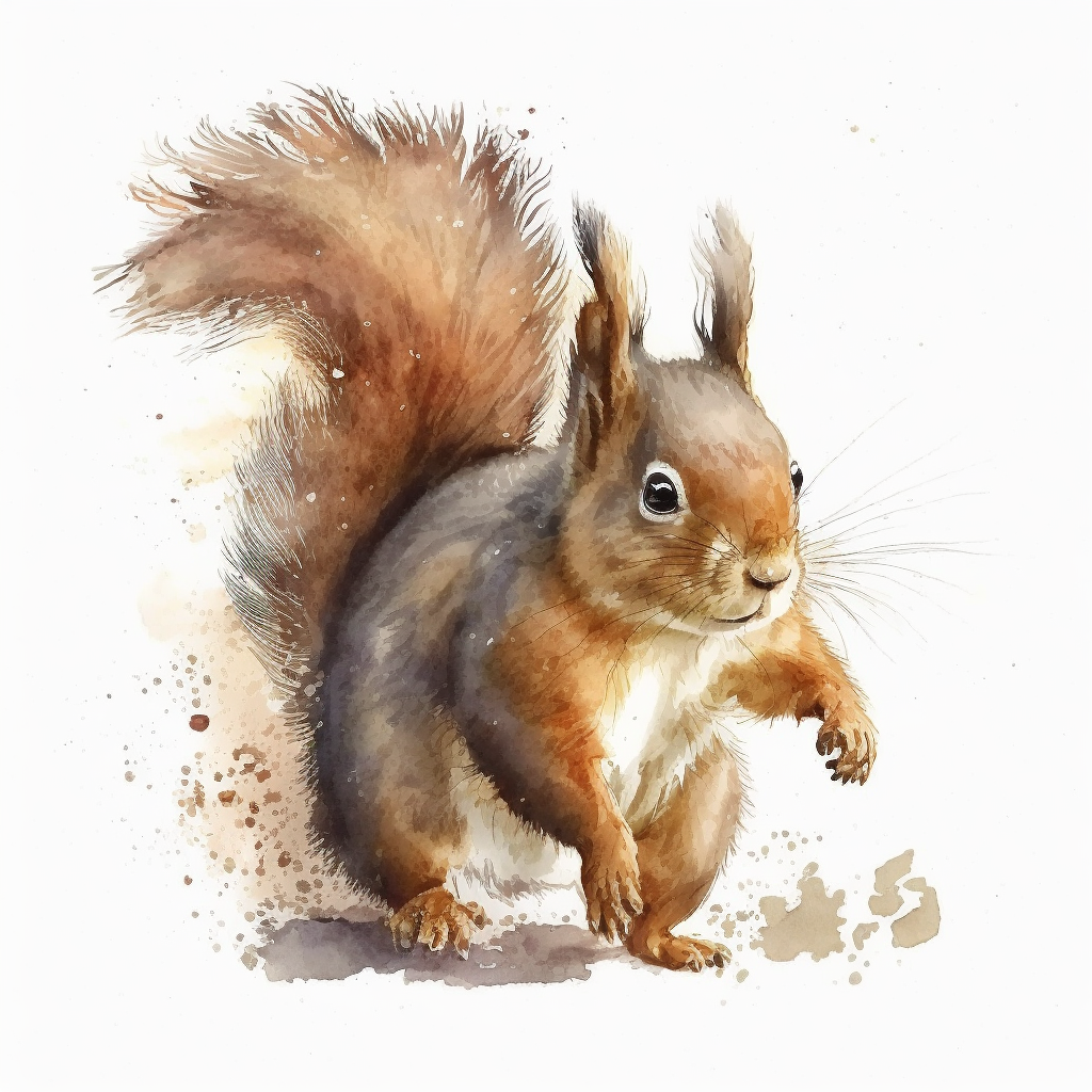 animated squirrel clipart