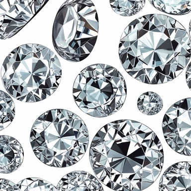 pattern of diamond rings clip art