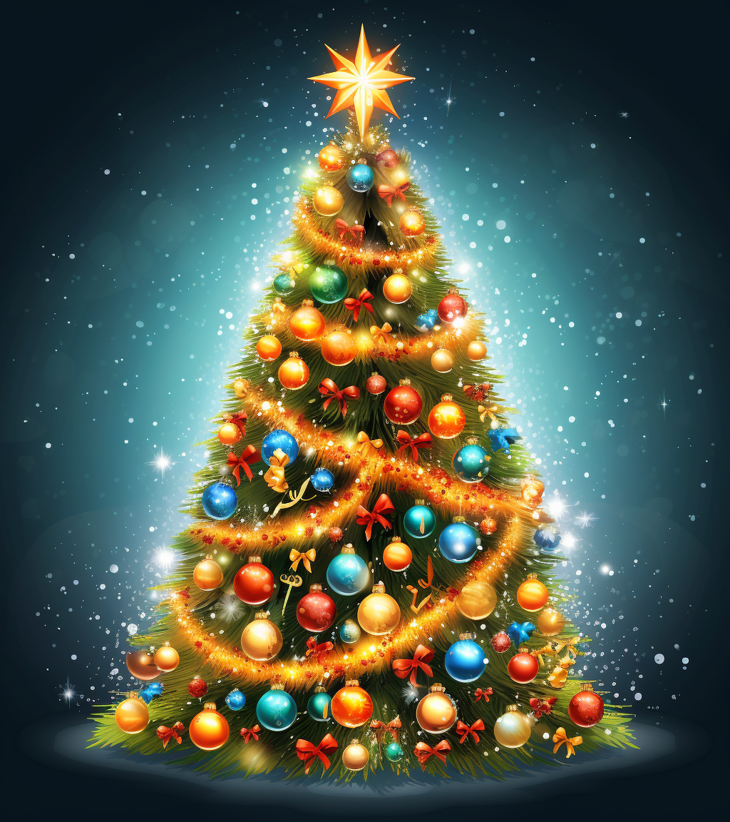 christmas trees clip art
