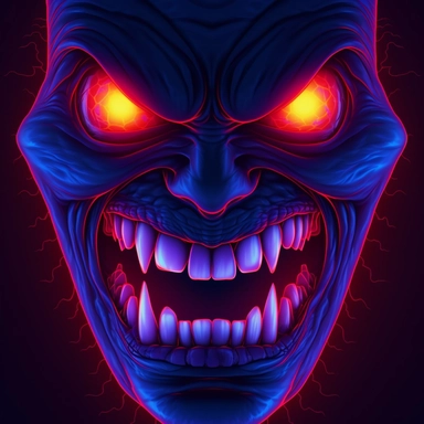 dracula, vampire teeth, glowing eyes, clipart, Halloween, glow in the dark, neon, uhd, vivid, colorful, highly detailed