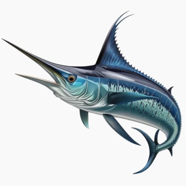 marlin clipart vector