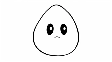 a line art picture of a cute egg clipart, coloringbook for cute baby, painting for coloringbook, minimal brushstrokes, thin black lines, the rest of the areas are left blank for the child to color to his liking, The picture has many details, high sharpnes