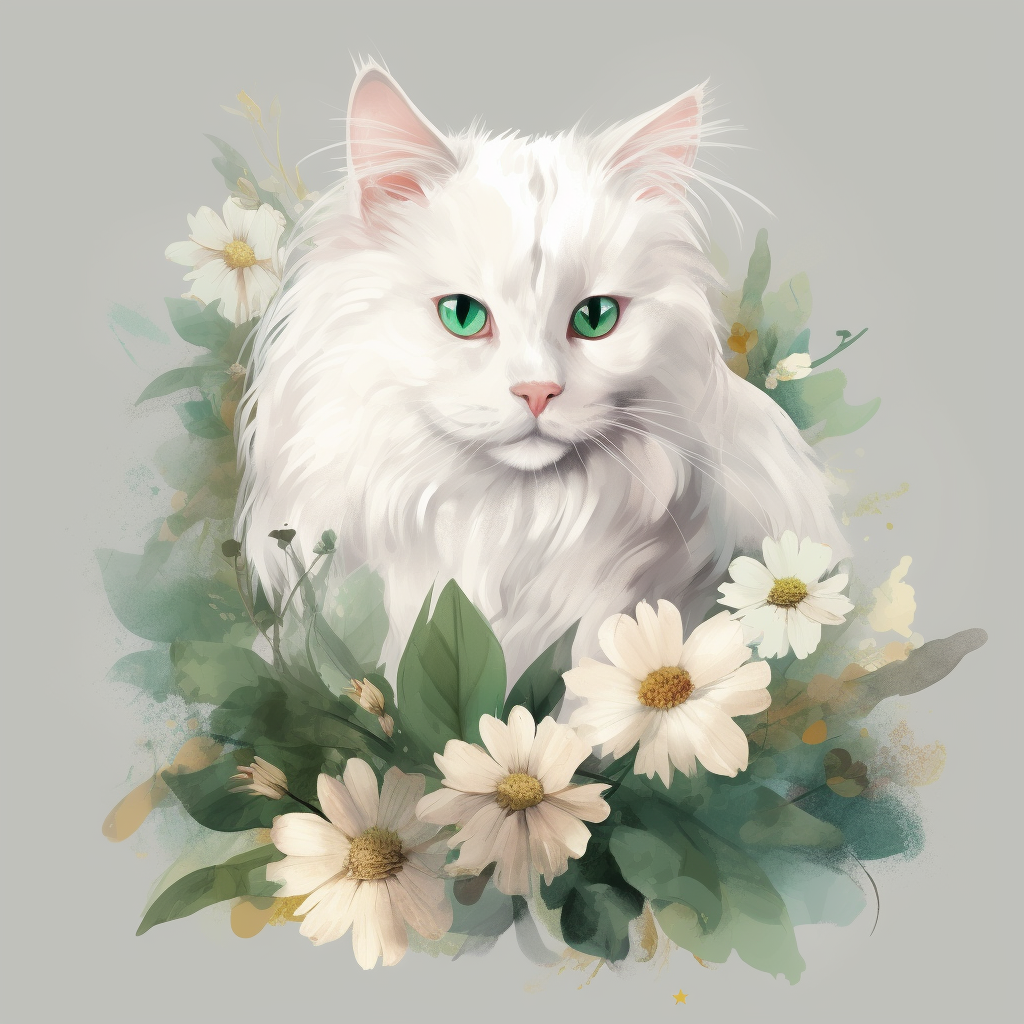 furry cat cliparts