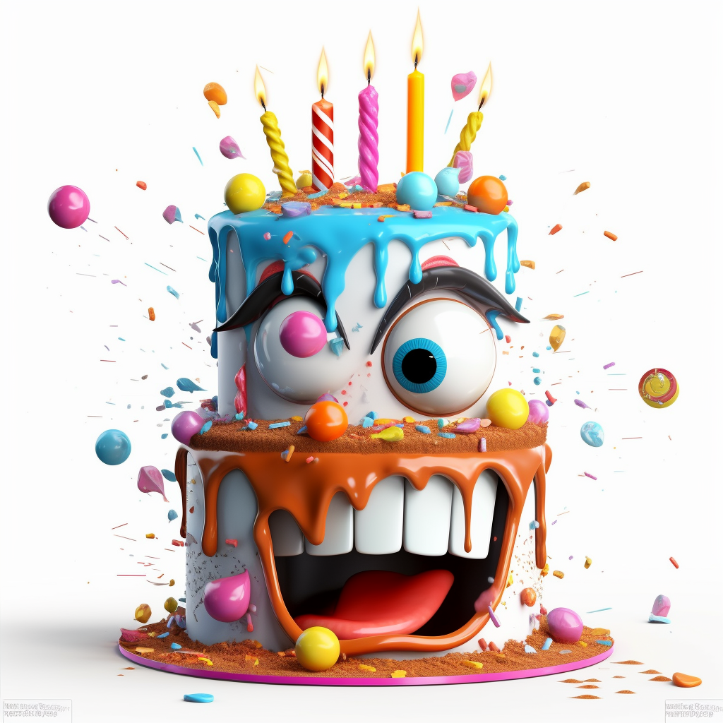 funny cake cliparts