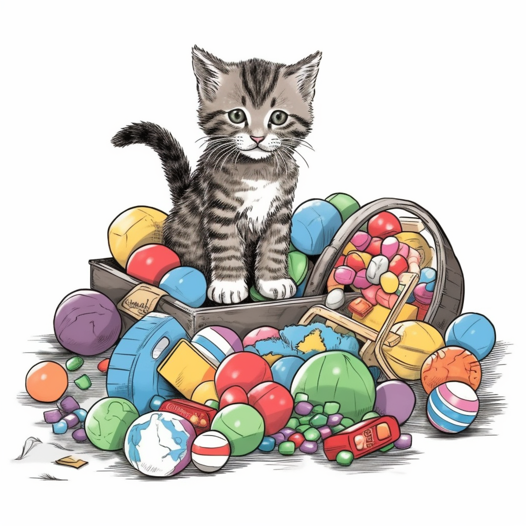 cliparts cat toy