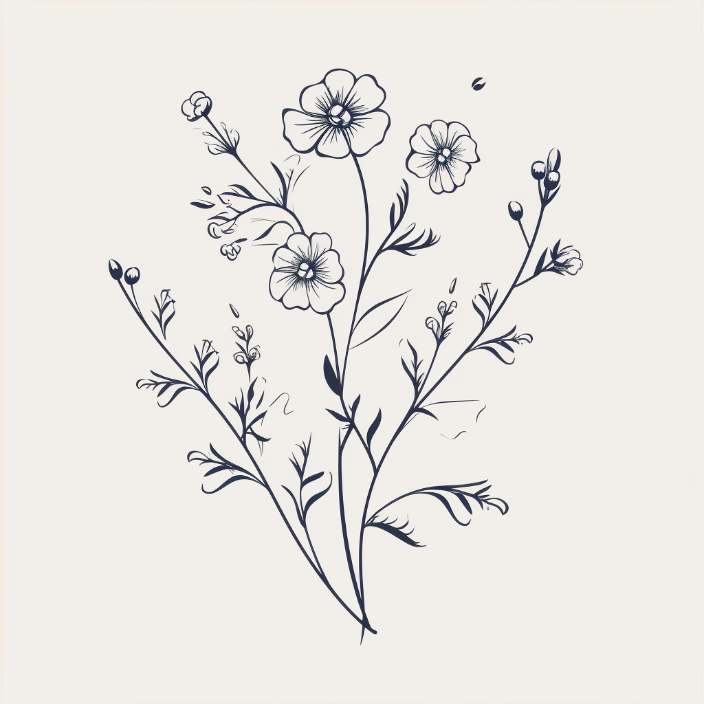 floral branch cliparts