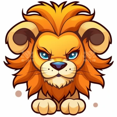 Wild Leo Clipart