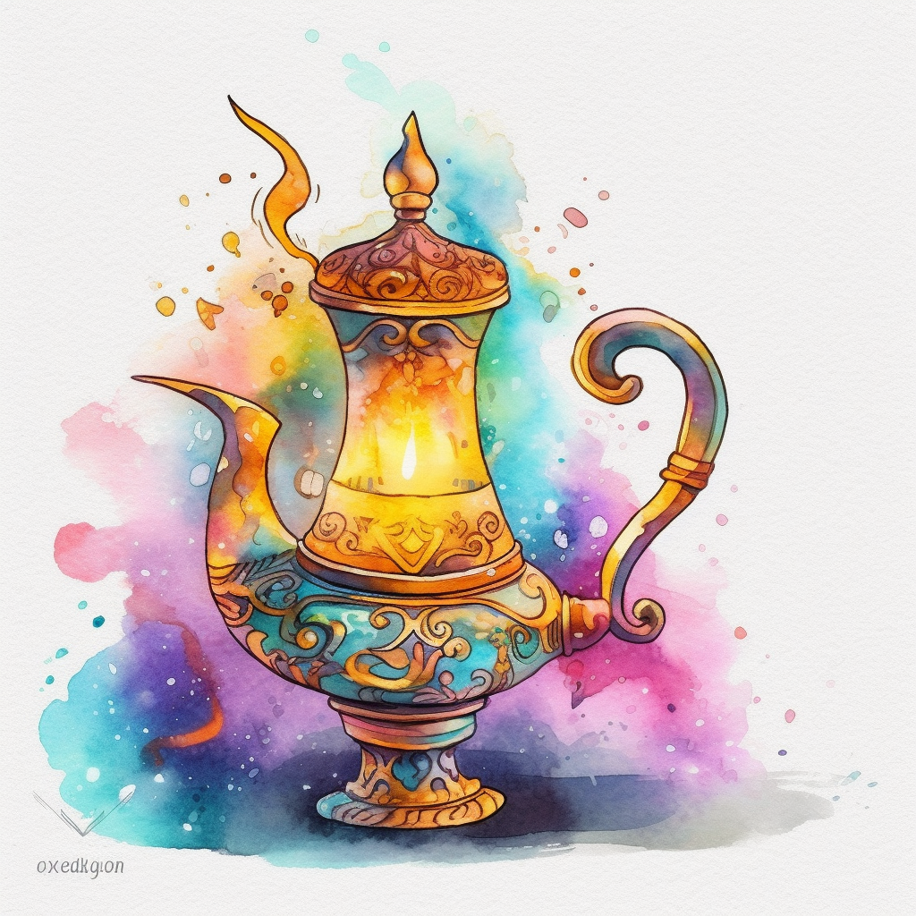 magic lamp cliparts