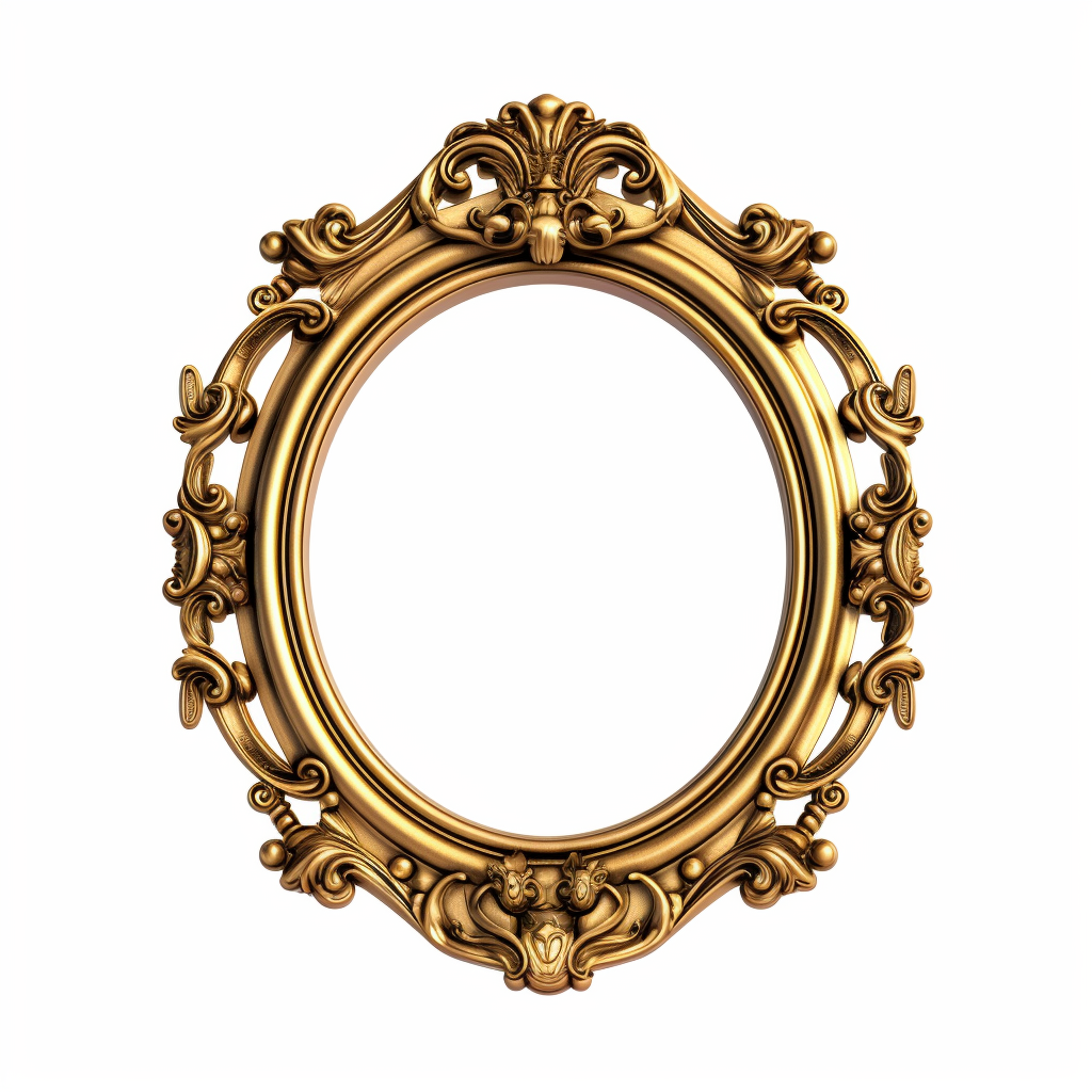 gold oval cliparts